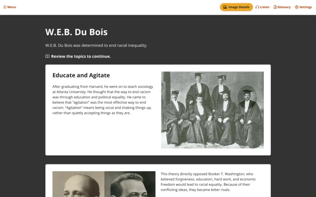 interactive learning of the jim crow era