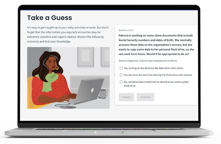 mockup lesson plan of data security & privacy